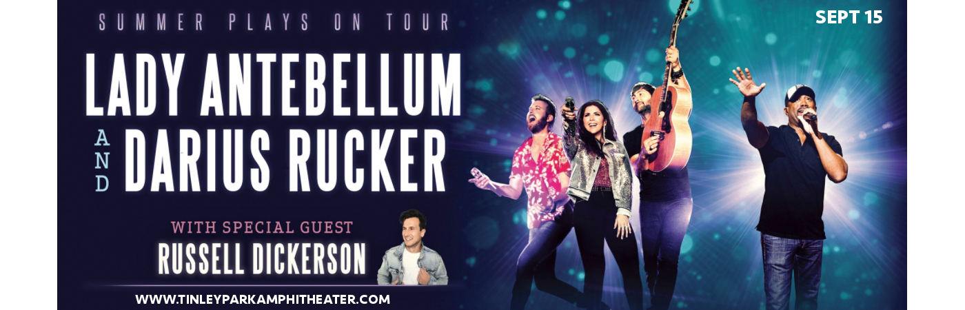 Lady Antebellum, Darius Rucker & Russell Dickerson at Hollywood Casino Ampitheatre tickets Lady Antebellum, Darius Rucker & Russell Dickerson at Hollywood Casino Ampitheatre