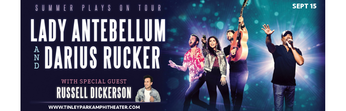 Lady Antebellum, Darius Rucker & Russell Dickerson at Hollywood Casino Ampitheatre