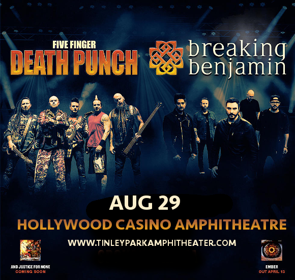 Five Finger Death Punch & Breaking Benjamin at Hollywood Casino Ampitheatre