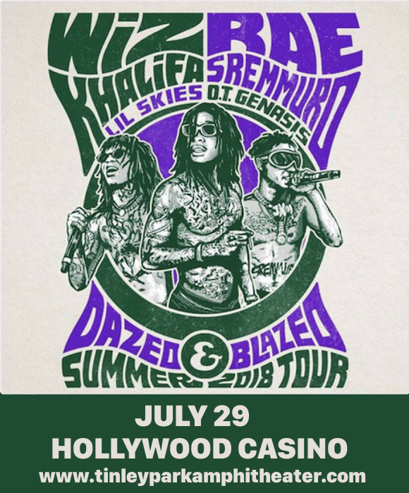 Wiz Khalifa & Rae Sremmurd at Hollywood Casino Ampitheatre