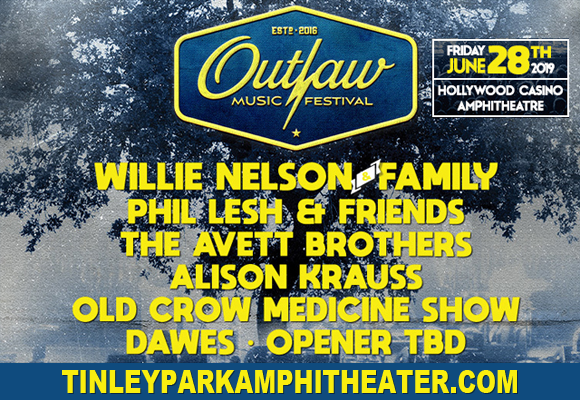 Outlaw Music Festival: Willie Nelson, The Avett Brothers, Alison Krauss, Dawes & Old Crow Medicine Show at Hollywood Casino Ampitheatre