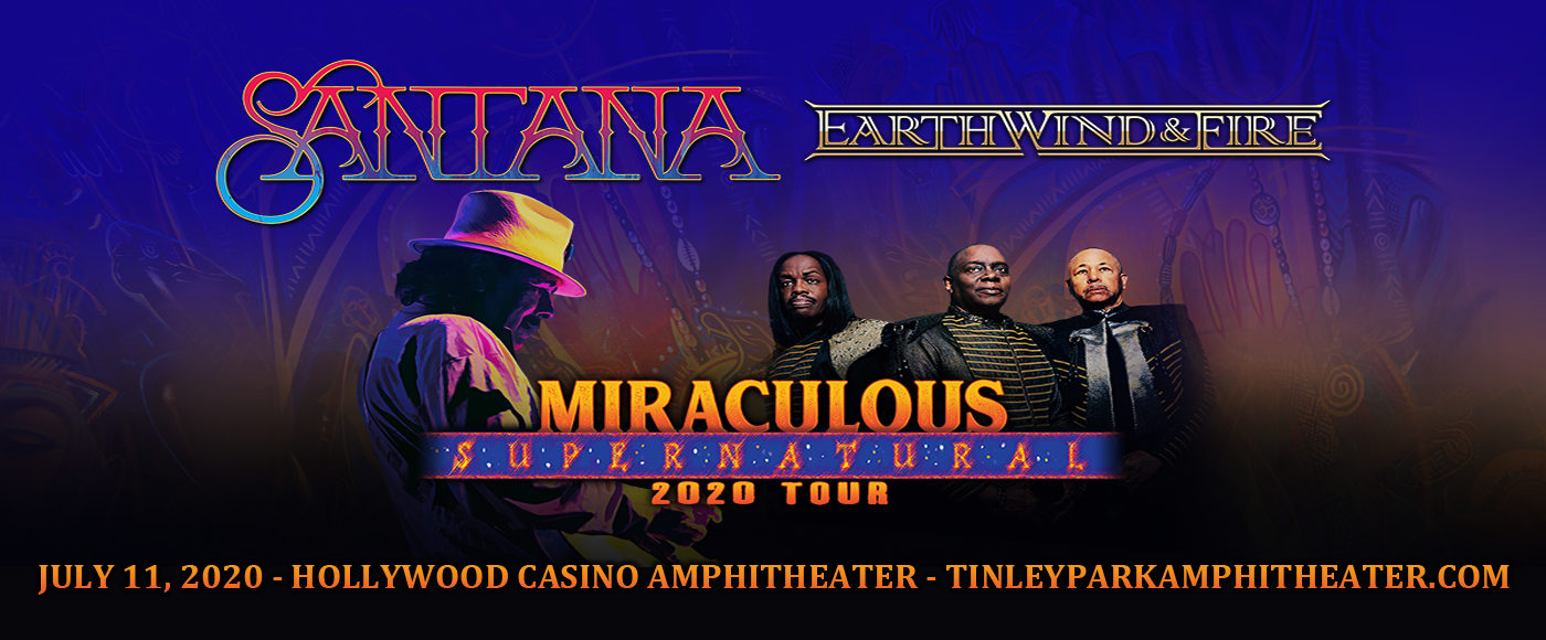 Santana & Earth, Wind and Fire at Hollywood Casino Amphitheatre tickets Santana & Earth, Wind and Fire at Hollywood Casino Amphitheatre