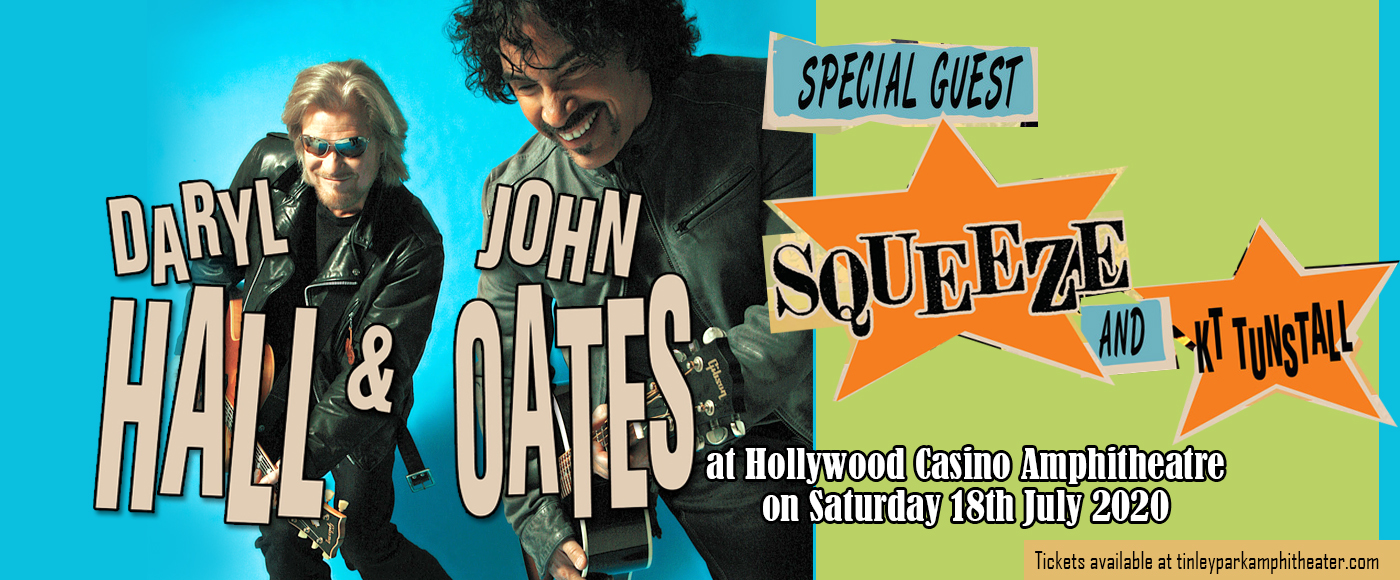 Hall and Oates, KT Tunstall & Squeeze at Hollywood Casino Amphitheatre