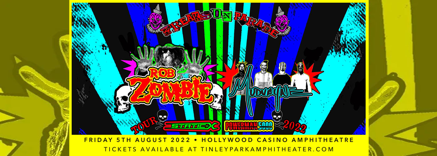 Rob Zombie & Mudvayne at Hollywood Casino Amphitheatre
