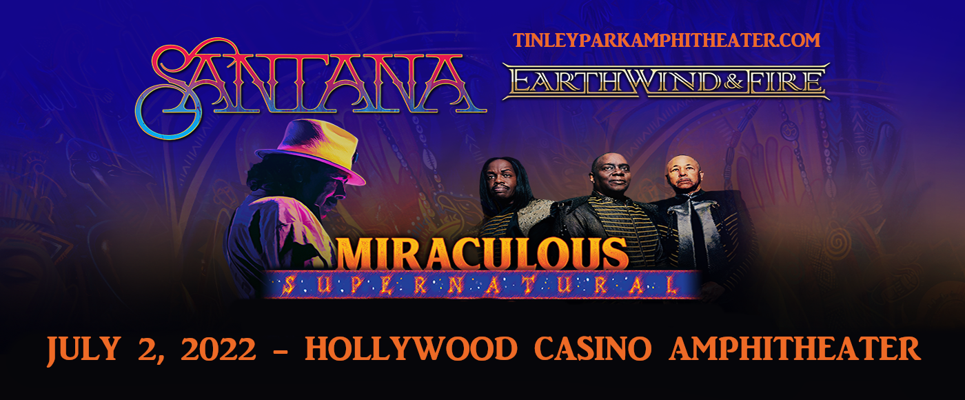 Santana & Earth, Wind and Fire at Hollywood Casino Amphitheatre