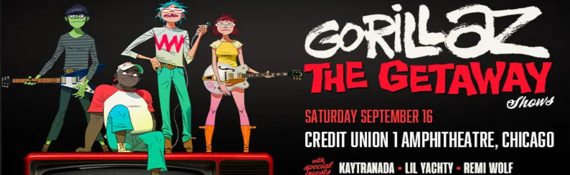 Gorillaz [CANCELLED] at Credit Union 1 Amphitheatre