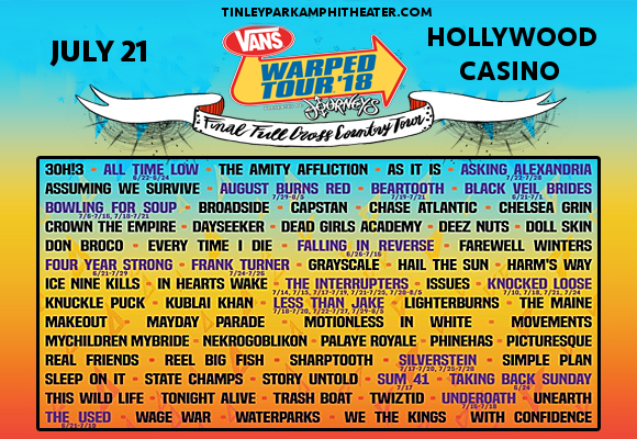 Vans Warped Tour at Hollywood Casino Ampitheatre