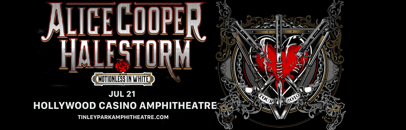 Alice Cooper & Halestorm at Hollywood Casino Ampitheatre
