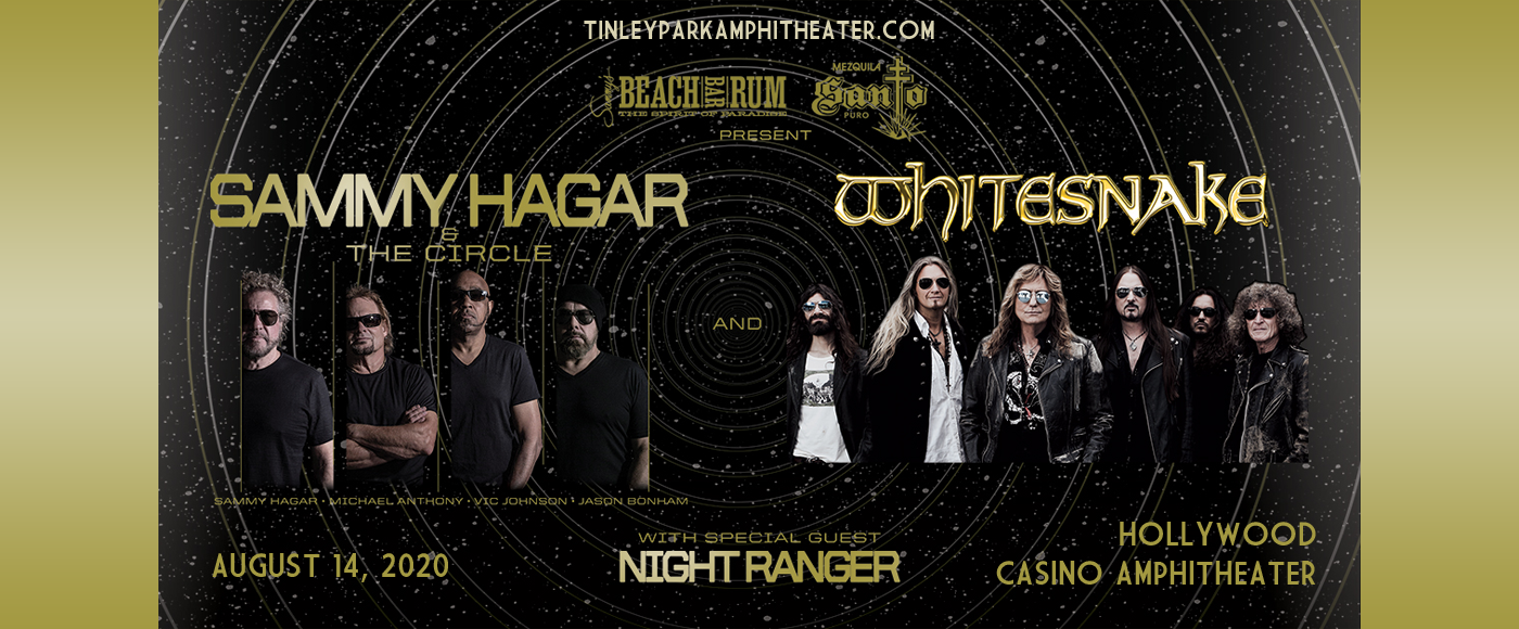 Sammy Hagar and the Circle & Whitesnake [CANCELLED] at Hollywood Casino Amphitheatre