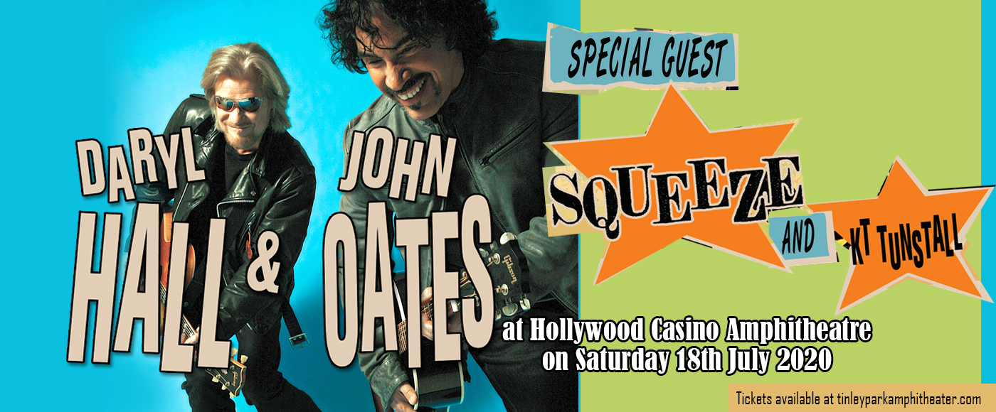 Hall and Oates, KT Tunstall & Squeeze at Hollywood Casino Amphitheatre