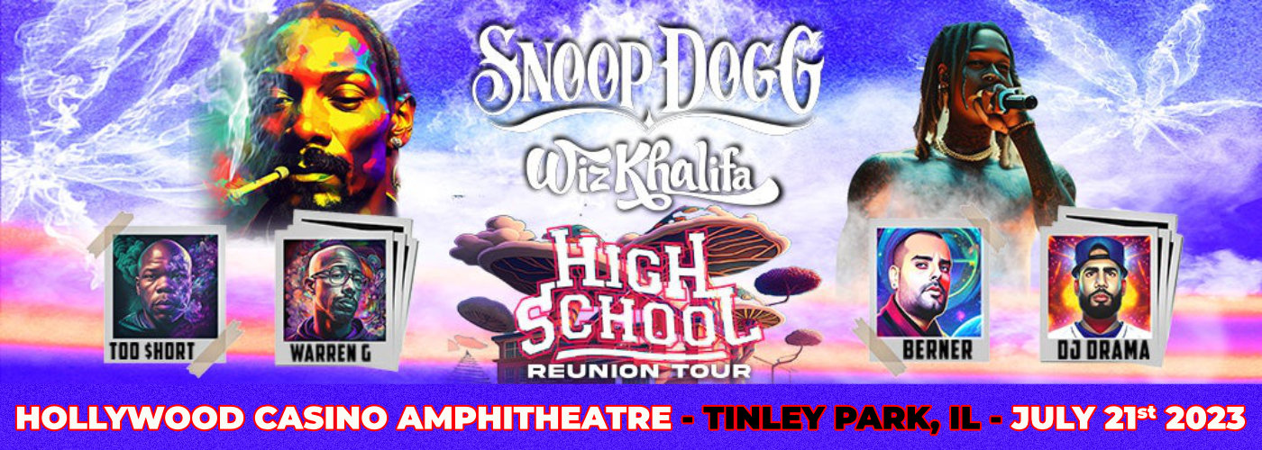 Snoop Dogg, Wiz Khalifa & Too Short at Hollywood Casino Amphitheatre