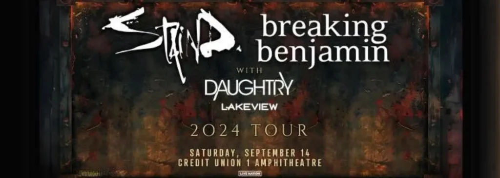 Breaking Benjamin & Staind at Credit Union 1 Amphitheatre