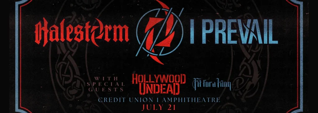 I Prevail & Halestorm at Credit Union 1 Amphitheatre