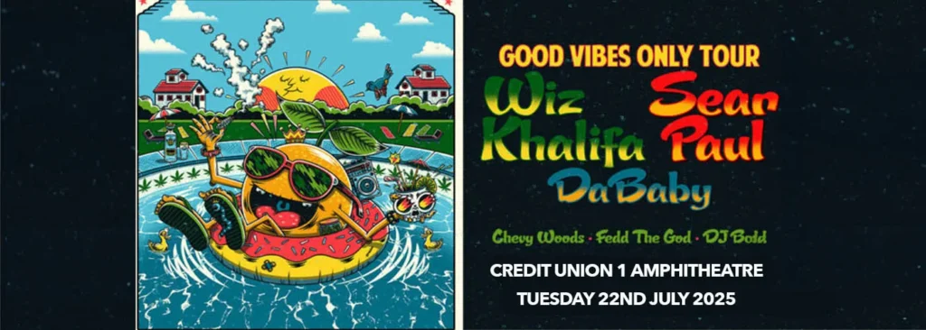 Wiz Khalifa & Sean Paul at Credit Union 1 Amphitheatre