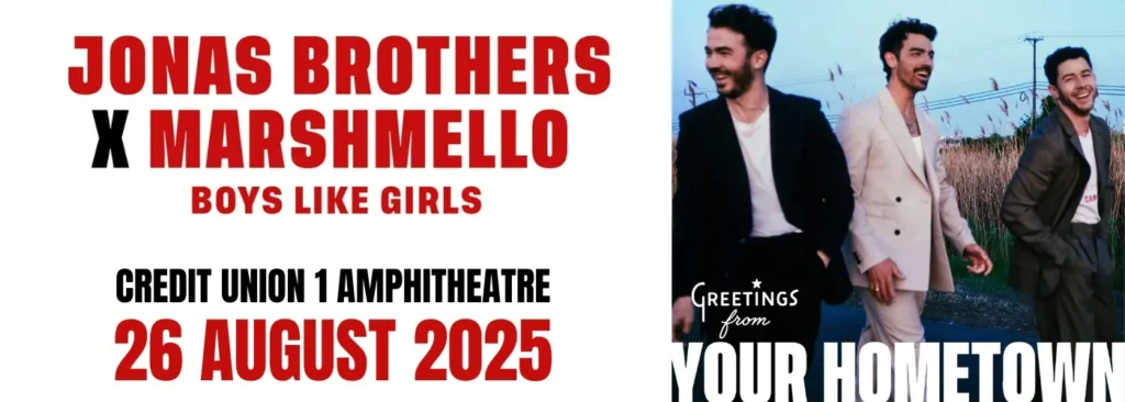 Jonas Brothers at Credit Union 1 Amphitheatre