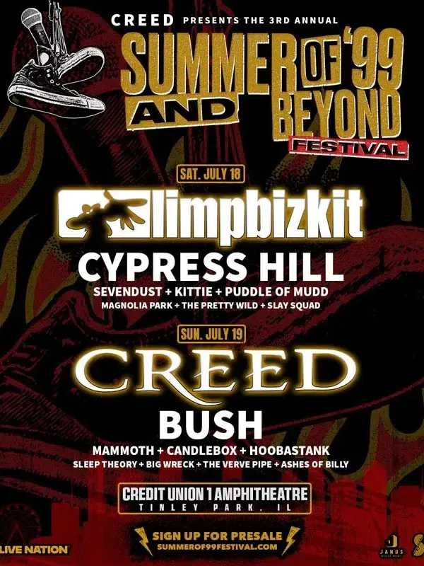 Summer of '99 and Beyond Festival tickets