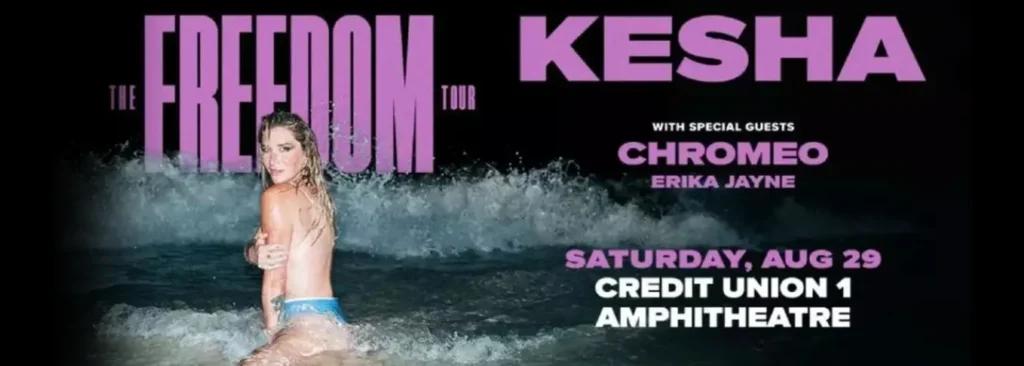 Kesha at Credit Union 1 Amphitheatre